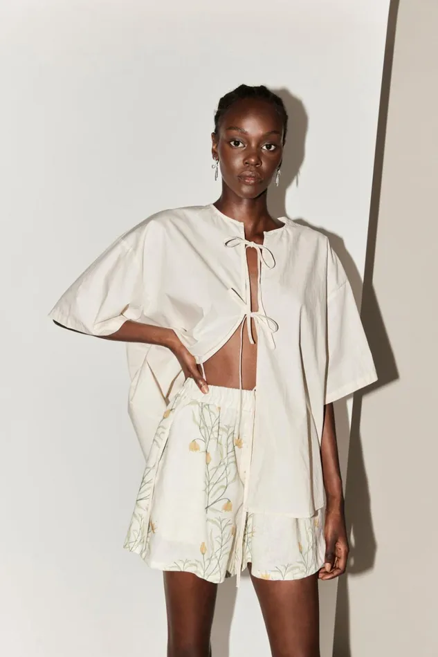 VRG GRL Sets Eliza Linen Shorts Florette 8211 Women VRG GRL Sets Eliza Linen Shorts Florette 8211 Women