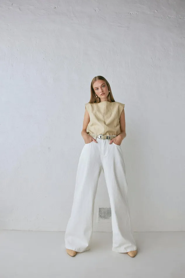 VRG GRL Sets Sutton Denim Jeans White 8211 Women