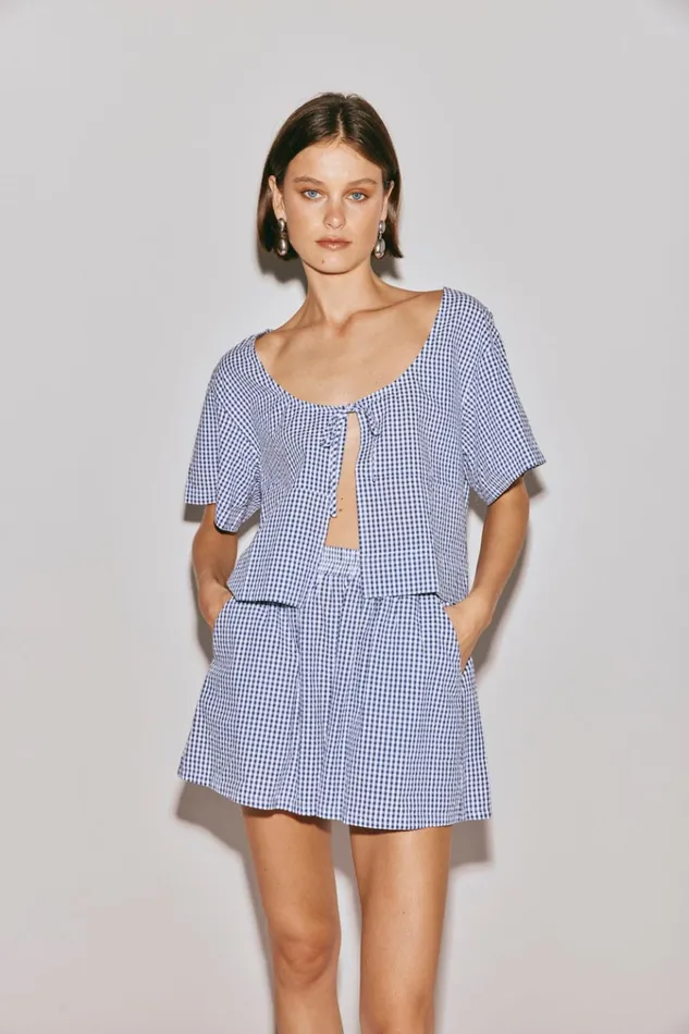 VRG GRL Sets The Sea and I Shorts Navy 8211 Women VRG GRL Sets The Sea and I Shorts Navy 8211 Women