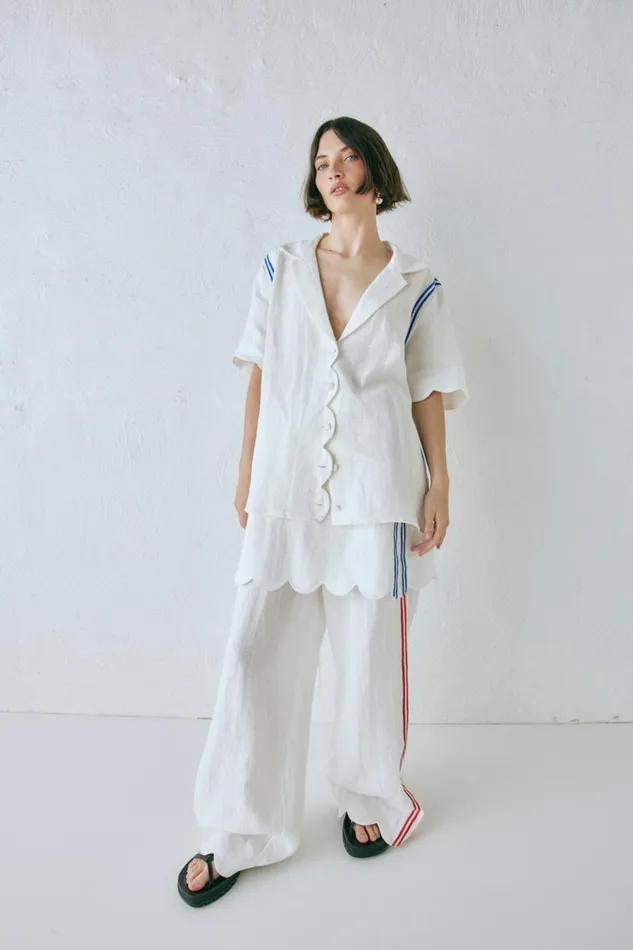 VRG GRL Shirts Gigi Linen Shirt Vienna 8211 Women VRG GRL Shirts Gigi Linen Shirt Vienna 8211 Women