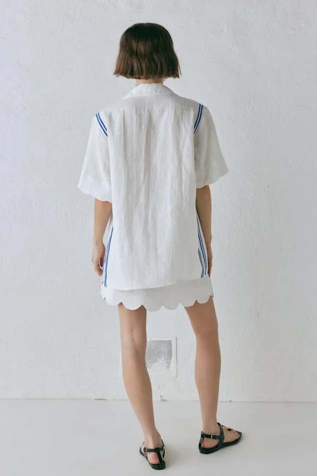 VRG GRL Shirts Gigi Linen Shirt Vienna 8211 Women VRG GRL Shirts Gigi Linen Shirt Vienna 8211 Women