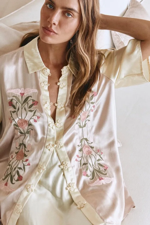 VRG GRL Short Sleeve Solstice Shirt Botanica 8211 Women