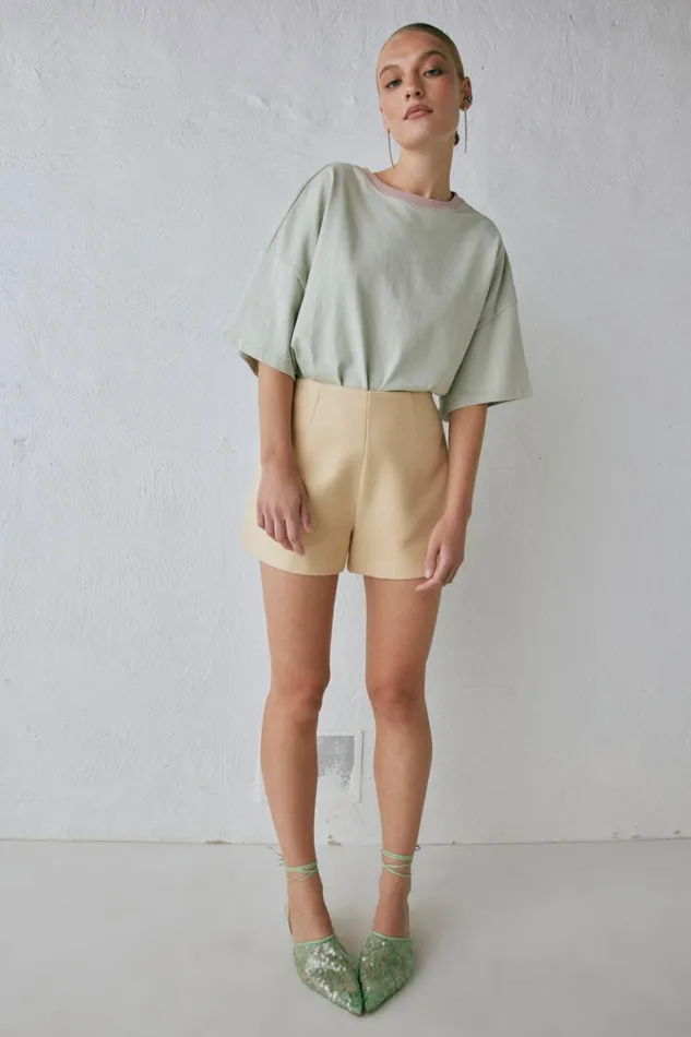 VRG GRL Short Sleeve Willow Tee Oyster 8211 Women
