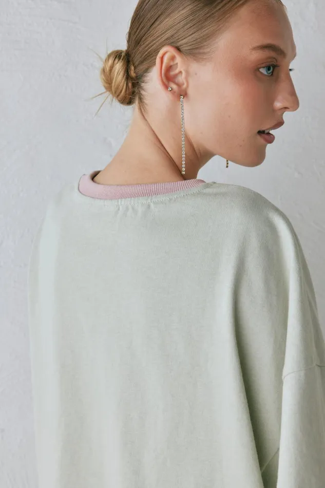 VRG GRL Short Sleeve Willow Tee Oyster 8211 Women