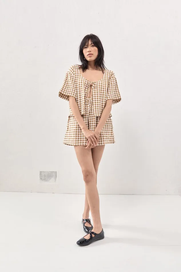 VRG GRL Shorts The Sea and I Shorts Honey 8211 Women VRG GRL Shorts The Sea and I Shorts Honey 8211 Women