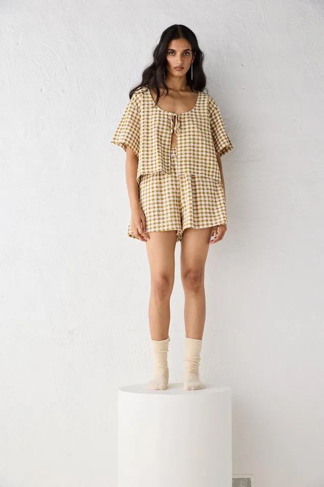 VRG GRL Shorts The Sea and I Shorts Honey 8211 Women VRG GRL Shorts The Sea and I Shorts Honey 8211 Women