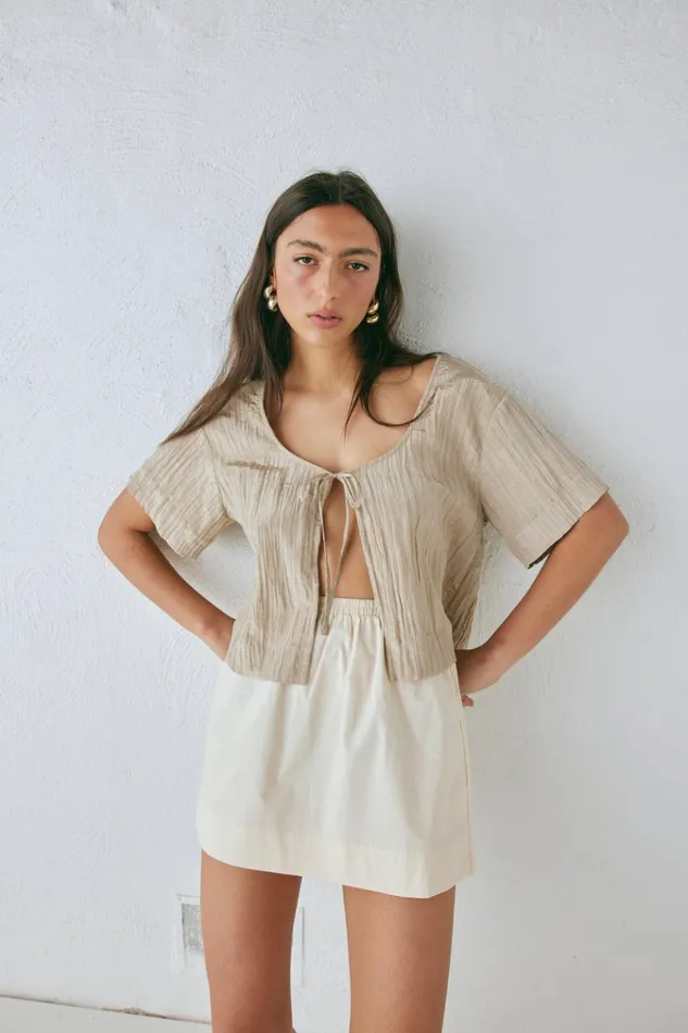 VRG GRL Skirts Elka Mini Skirt Cream 8211 Women