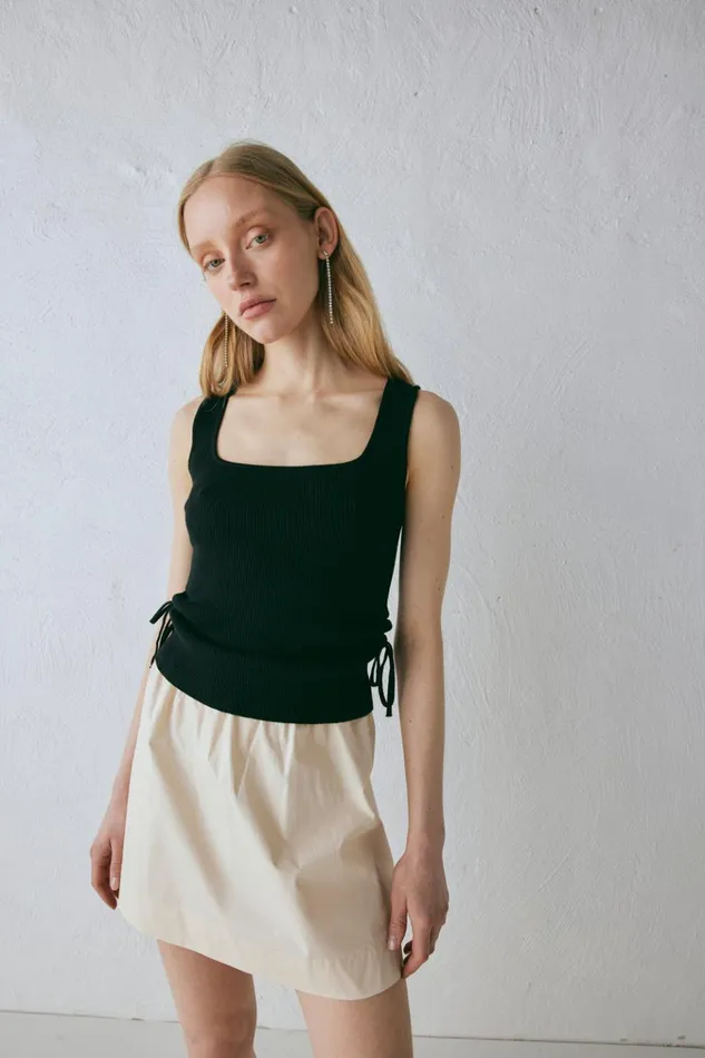 VRG GRL Skirts Elka Mini Skirt Cream 8211 Women VRG GRL Skirts Elka Mini Skirt Cream 8211 Women