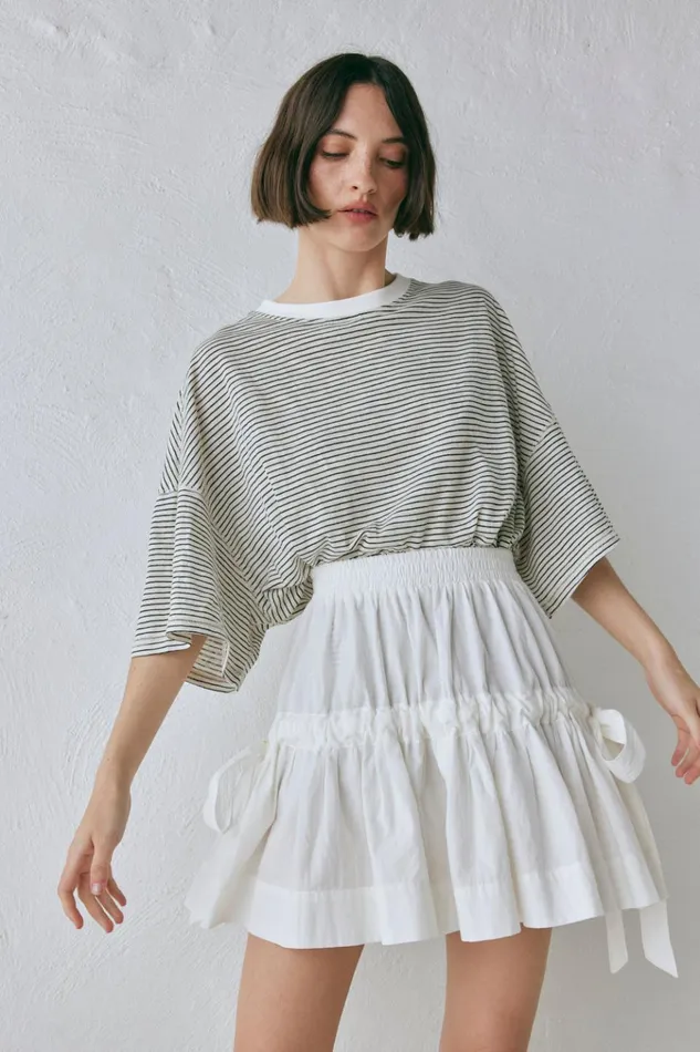 VRG GRL Skirts Lily Mini Skirt White 8211 Women