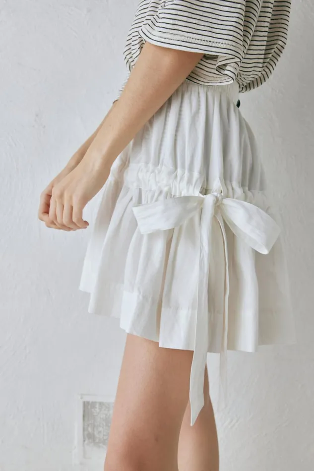 VRG GRL Skirts Lily Mini Skirt White 8211 Women