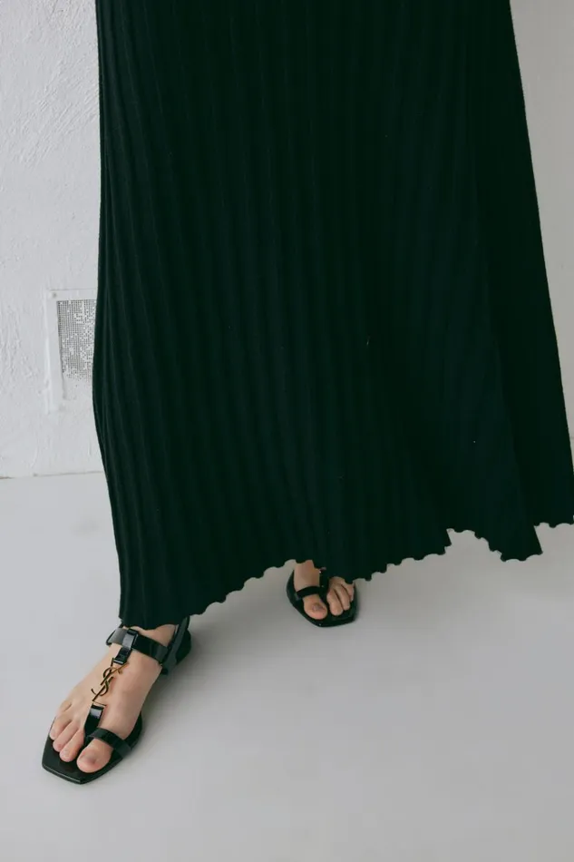 VRG GRL Skirts Malou Knit Maxi Skirt Black 8211 Women VRG GRL Skirts Malou Knit Maxi Skirt Black 8211 Women