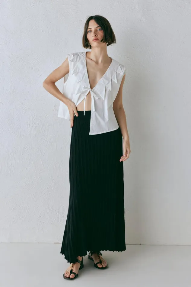 VRG GRL Skirts Malou Knit Maxi Skirt Black 8211 Women VRG GRL Skirts Malou Knit Maxi Skirt Black 8211 Women