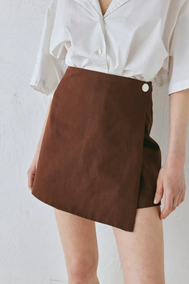 VRG GRL Skorts Cove Skort Chocolate 8211 Women VRG GRL Skorts Cove Skort Chocolate 8211 Women