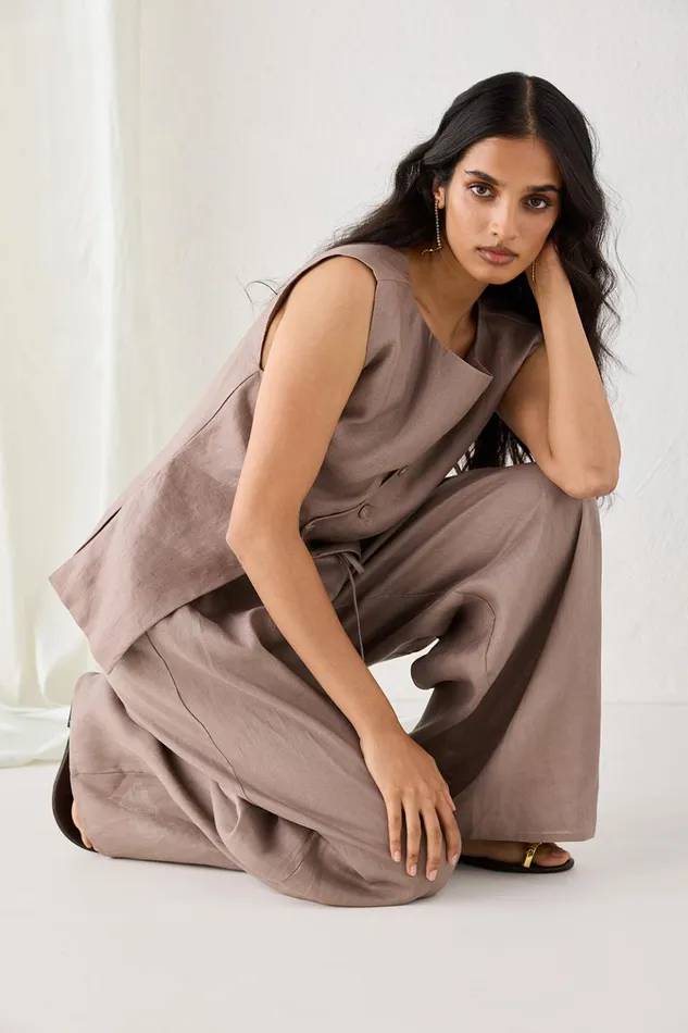 VRG GRL Sleeveless Aria Vest Mushroom 8211 Women VRG GRL Sleeveless Aria Vest Mushroom 8211 Women