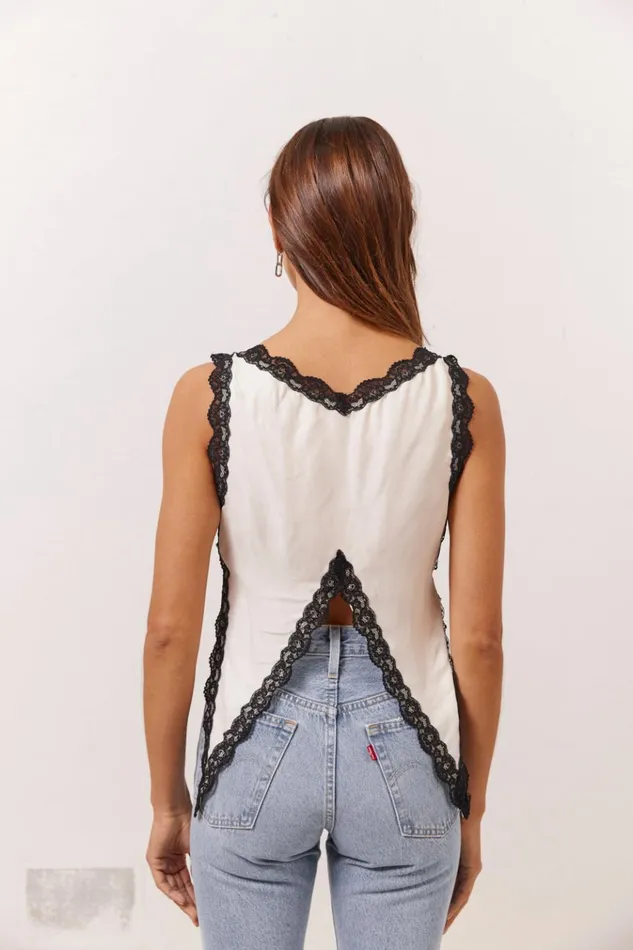 VRG GRL Sleeveless Aurelie Top White 8211 Women