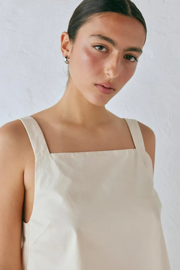 VRG GRL Sleeveless Elka Top Cream 8211 Women