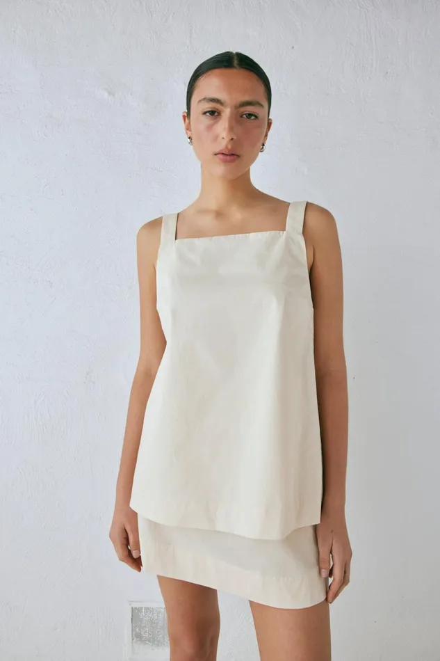 VRG GRL Sleeveless Elka Top Cream 8211 Women