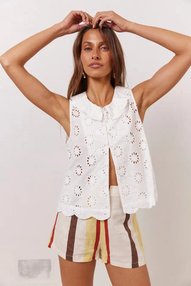 VRG GRL Sleeveless Maisie Top Anglaise 8211 Women