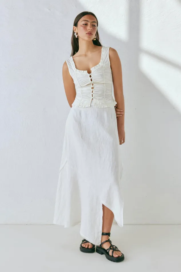 VRG GRL Sleeveless Vida Top White 8211 Women VRG GRL Sleeveless Vida Top White 8211 Women