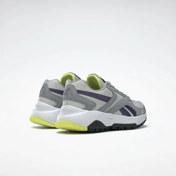 Walking Shoes Womens Reebok Lavante Terrain Running Shoes Grey Pure Grey 4 Yellow Flare