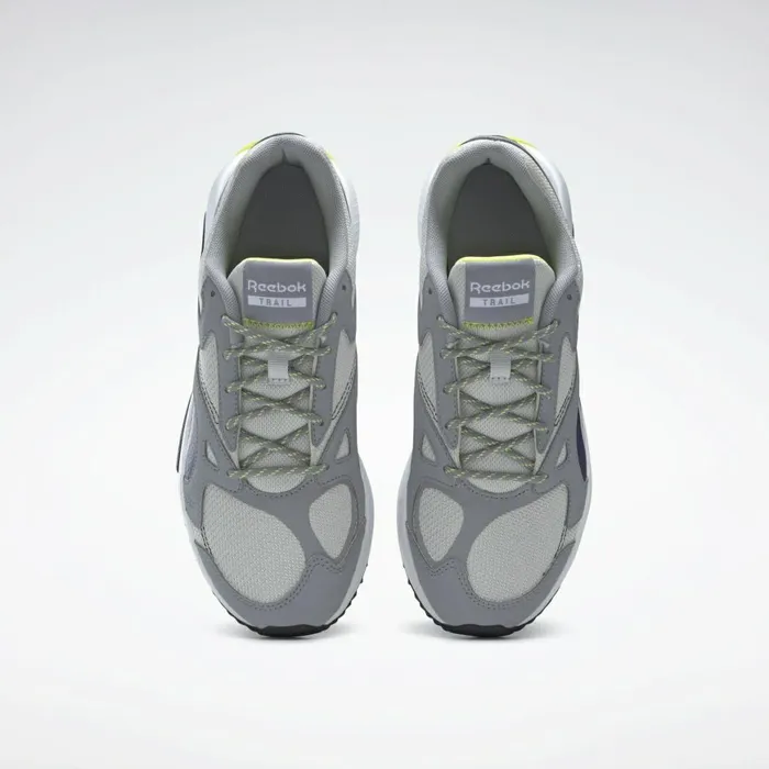 Walking Shoes Womens Reebok Lavante Terrain Running Shoes Grey Pure Grey 4 Yellow Flare