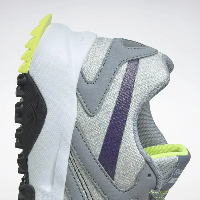 Walking Shoes Womens Reebok Lavante Terrain Running Shoes Grey Pure Grey 4 Yellow Flare