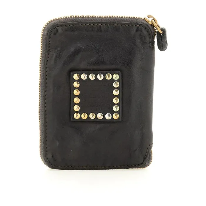 Wallets And Small Leather Accessories Women Campomaggi Bella Di Notte Black Wallets And Small Leather Accessories Women Campomaggi Bella Di Notte Black