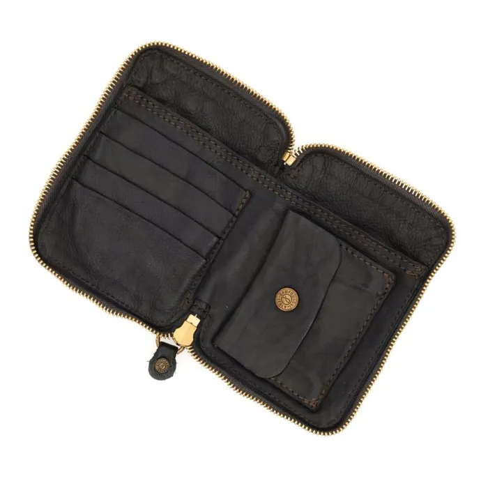 Wallets And Small Leather Accessories Women Campomaggi Bella Di Notte Black Wallets And Small Leather Accessories Women Campomaggi Bella Di Notte Black