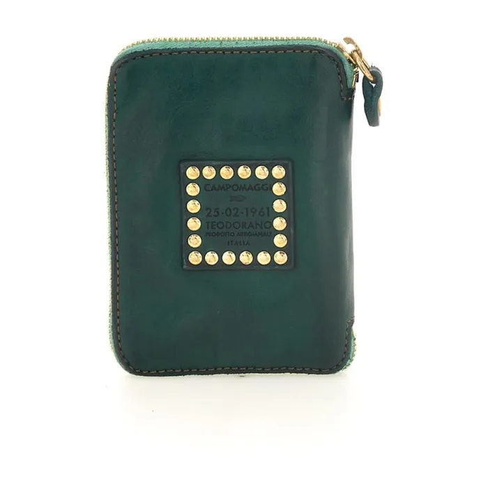 Wallets And Small Leather Accessories Women Campomaggi Bella Di Notte Green Wallets And Small Leather Accessories Women Campomaggi Bella Di Notte Green