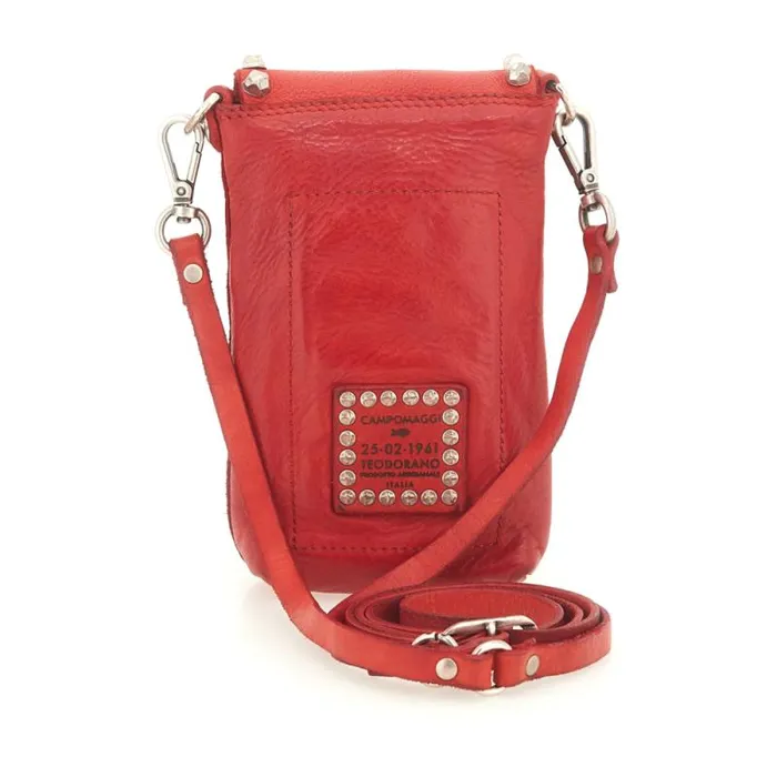 Wallets And Small Leather Accessories Women Campomaggi Betulla Red