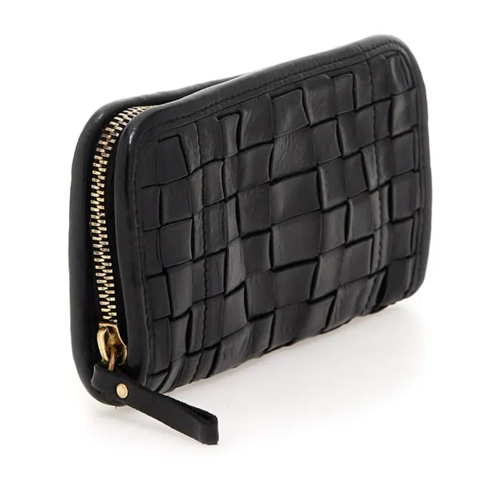 Wallets And Small Leather Accessories Women Campomaggi Edera Black Wallets And Small Leather Accessories Women Campomaggi Edera Black