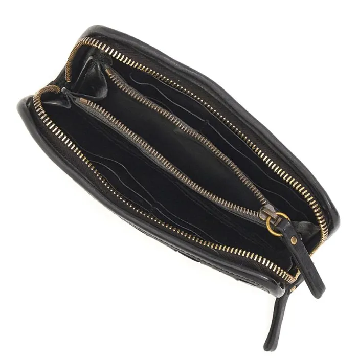 Wallets And Small Leather Accessories Women Campomaggi Edera Black Wallets And Small Leather Accessories Women Campomaggi Edera Black