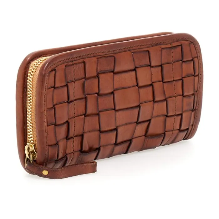 Wallets And Small Leather Accessories Women Campomaggi Edera Cognac Wallets And Small Leather Accessories Women Campomaggi Edera Cognac