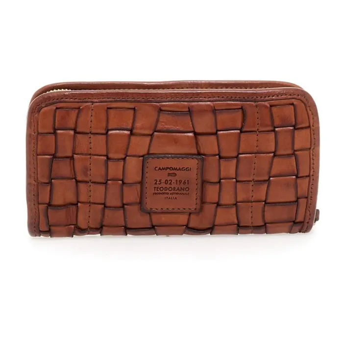 Wallets And Small Leather Accessories Women Campomaggi Edera Cognac Wallets And Small Leather Accessories Women Campomaggi Edera Cognac