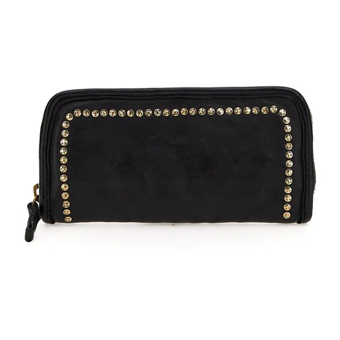 Wallets And Small Leather Accessories Women Campomaggi Iris Black