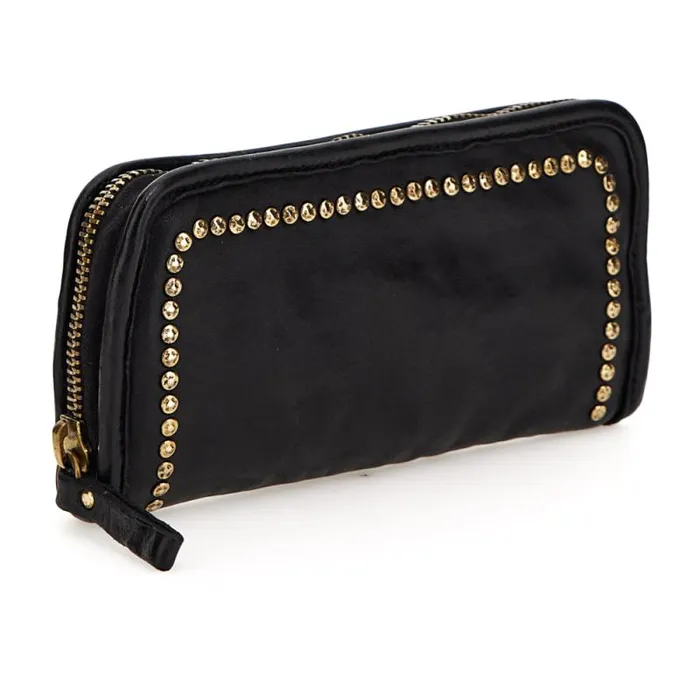 Wallets And Small Leather Accessories Women Campomaggi Iris Black Wallets And Small Leather Accessories Women Campomaggi Iris Black