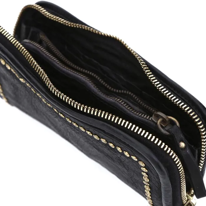 Wallets And Small Leather Accessories Women Campomaggi Iris Black Wallets And Small Leather Accessories Women Campomaggi Iris Black