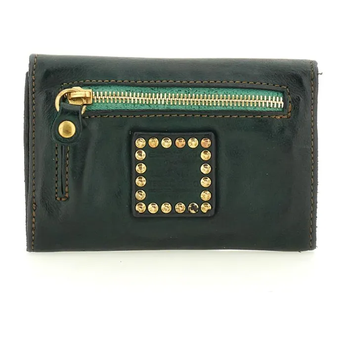 Wallets And Small Leather Accessories Women Campomaggi Ossidiana Green Wallets And Small Leather Accessories Women Campomaggi Ossidiana Green