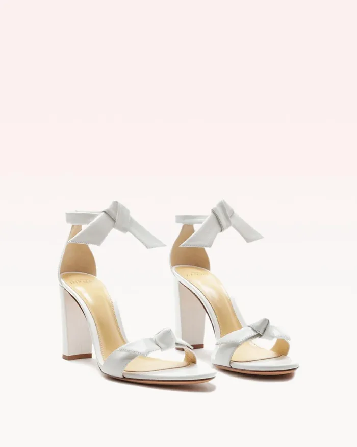 White Sandals For 8211 Clarita Block 90 Sandal Alexandre Birman White Women Alexandre Birman Sandals