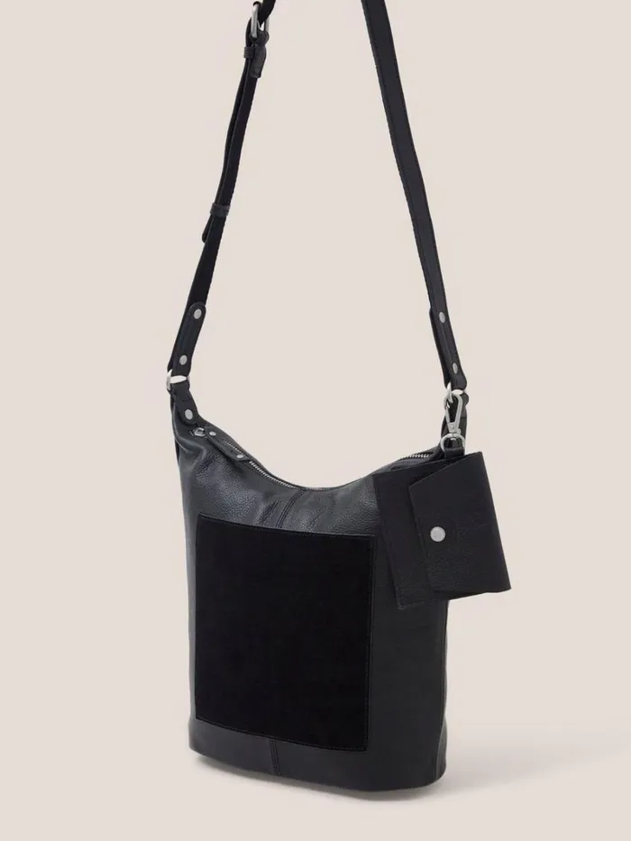 White Stuff BAGS and PURSES Fern Leather Casual Crossbody Bag Pure Black 8211 Women White Stuff BAGS and PURSES Fern Leather Casual Crossbody Bag Pure Black 8211 Women