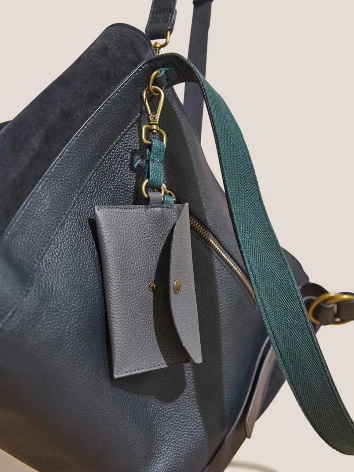White Stuff BAGS and PURSES Hannah Leather Tote Bag Dark Navy 8211 Women