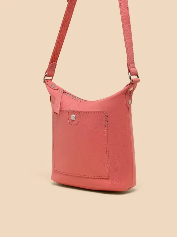 White Stuff BAGS and PURSES Mini Leather Fern Crossbody Bag Mid Coral 8211 Women White Stuff BAGS and PURSES Mini Leather Fern Crossbody Bag Mid Coral 8211 Women