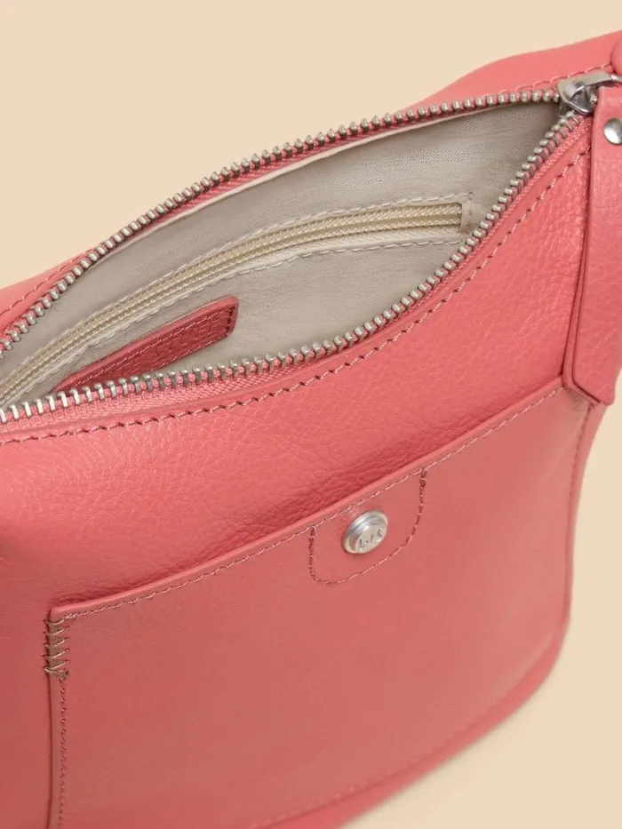 White Stuff BAGS and PURSES Mini Leather Fern Crossbody Bag Mid Coral 8211 Women White Stuff BAGS and PURSES Mini Leather Fern Crossbody Bag Mid Coral 8211 Women