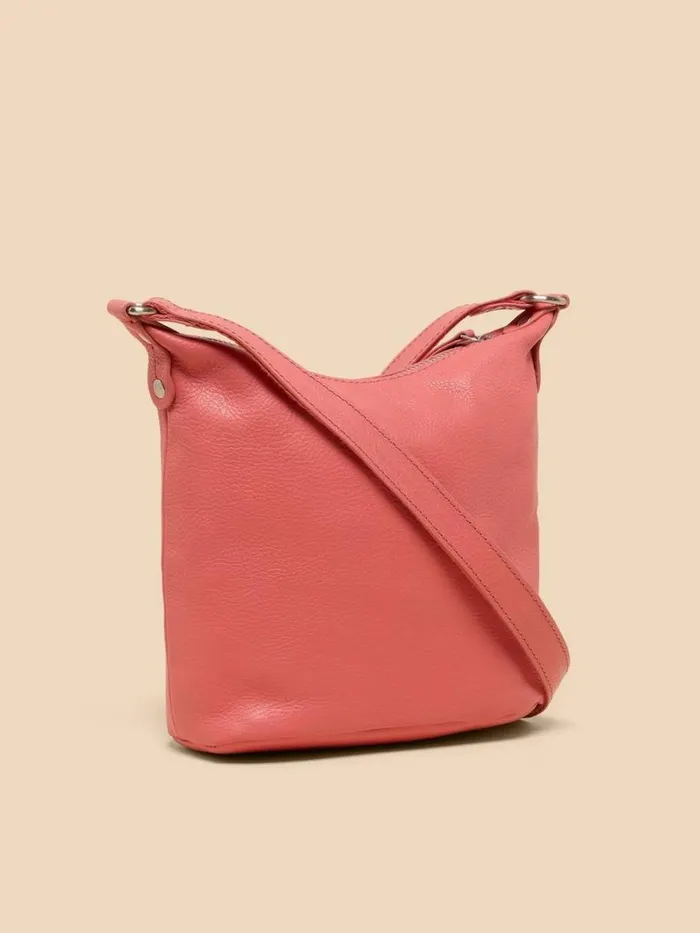 White Stuff BAGS and PURSES Mini Leather Fern Crossbody Bag Mid Coral 8211 Women White Stuff BAGS and PURSES Mini Leather Fern Crossbody Bag Mid Coral 8211 Women