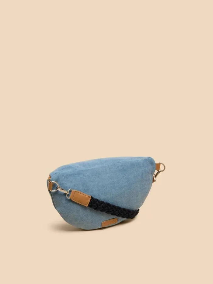 White Stuff BAGS and PURSES Sebby Canvas Sling Bag Chambray Blue 8211 Women White Stuff BAGS and PURSES Sebby Canvas Sling Bag Chambray Blue 8211 Women