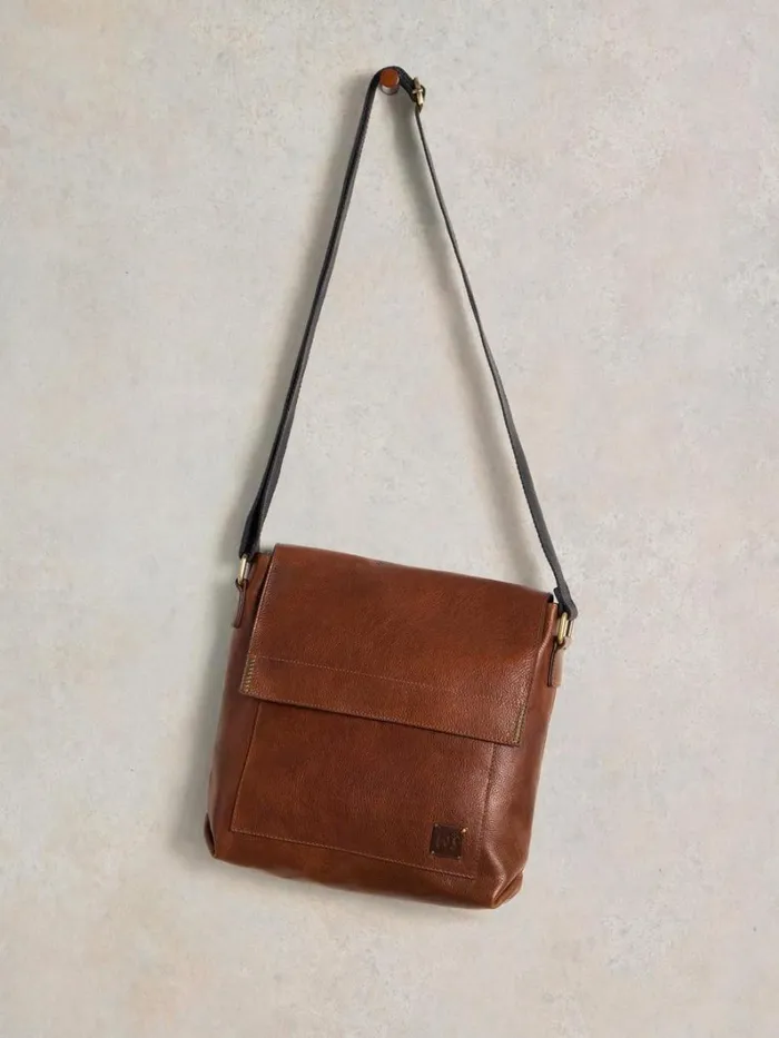 White Stuff BAGS Frankie Leather Crossbody Bag Mid Tan 8211 Men