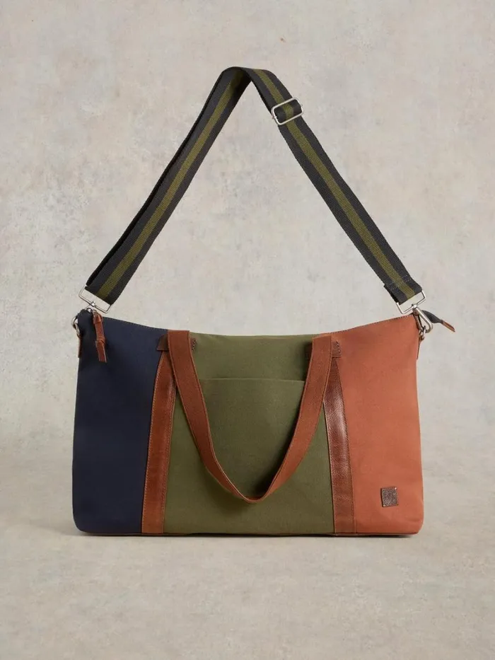 White Stuff BAGS Harry Canvas Holdall Bag Green Multi 8211 Men