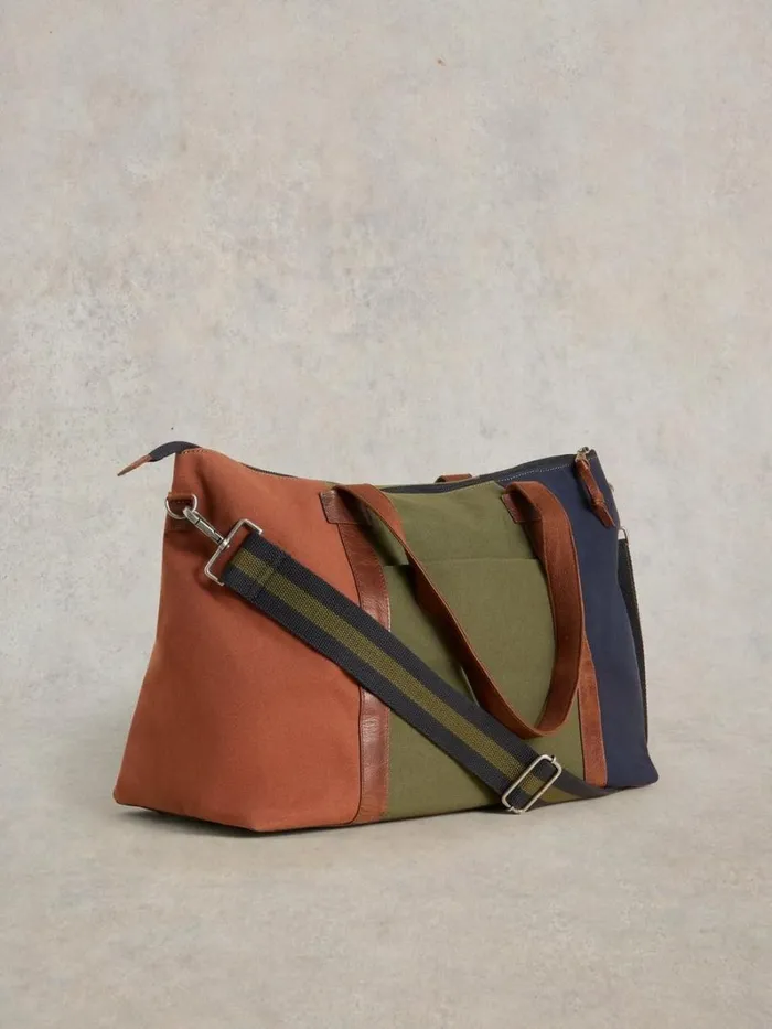 White Stuff BAGS Harry Canvas Holdall Bag Green Multi 8211 Men