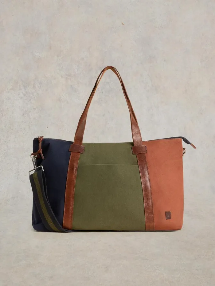 White Stuff BAGS Harry Canvas Holdall Bag Green Multi 8211 Men
