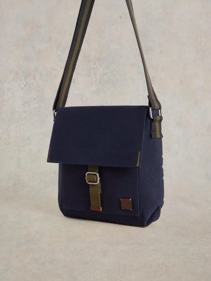 White Stuff BAGS Teddy Canvas Crossbody Bag Navy Multi 8211 Men